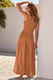 Smocked Maxi Summer Dress
