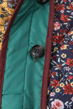 Patchwork Floral Quilted Coat
