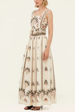 Elegant Patterned Skirt Set