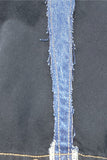 Patchwork Wide-Leg Baggy Jeans