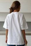 Graphic Print Oversized Crew Neck T-Shirt