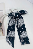 Floral Print Tie Waist Scarf Belt