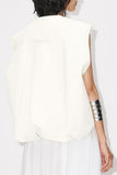 Zip-Front Sleeveless Utility Vest
