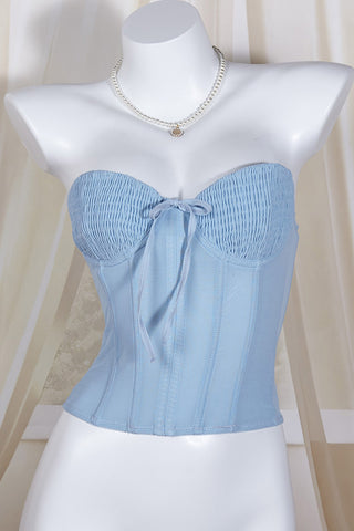 Strapless Ruched Tank Top