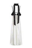 Contrast Spaghetti Strap Dress
