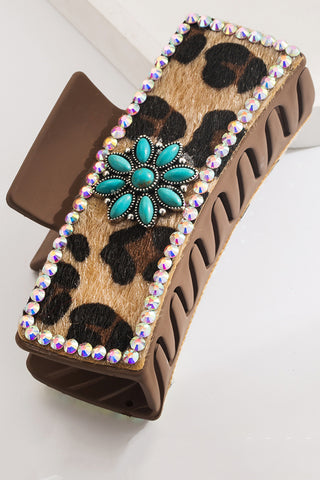 Embellished Pattern Hair Claw