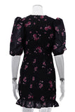 Floral Puff Sleeve Casual Dress