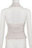 Polka Dot Halter Neck Tank