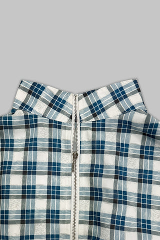 Plaid Two-Piece Pants Set