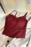 Lace Sweetheart Neck Corset Cami