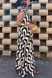 Chevron Maxi Vacation Dress