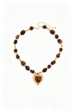 Heart Pendant Beaded Necklace