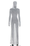 Polka Dot Long Sleeve Dress