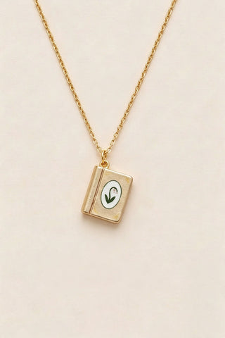 Mini Book Pendant Necklace