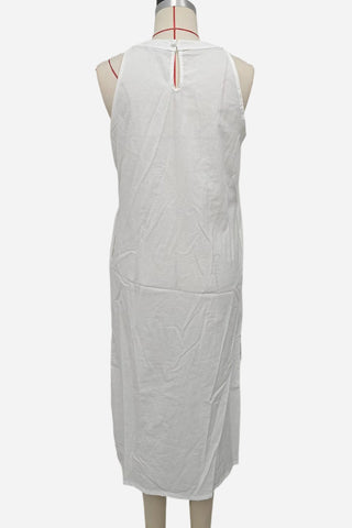 Sleeveless Midi Dress with Side Slits