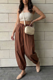 Elastic Waist Balloon Pants