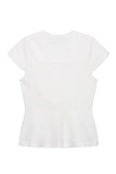 Tie-Neck Button Front Blouse