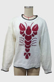Lobster Knit Crew Neck Sweater