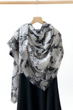 Floral Print Square Scarf