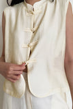 Sleeveless Knot-Detail Tank Top