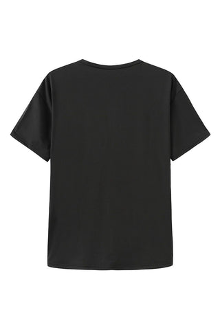 Cherries Graphic Print Crew Neck T-Shirt