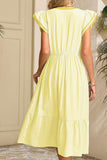Striped Tiered Casual Dress