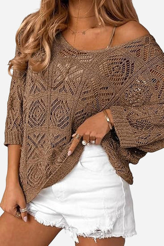 Stylish Crochet Knit Top