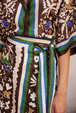 Graphic Print Tunic and Skirt Set