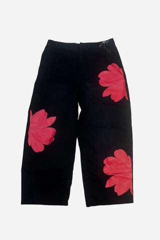 Floral Wide Leg Pants