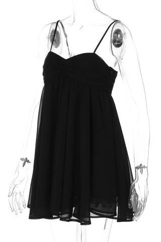 Flowy Spaghetti Strap Mini Dress