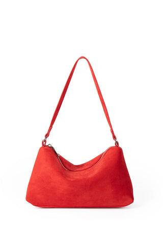 Slouchy Suede Shoulder Bag