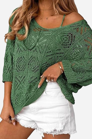 Stylish Crochet Knit Top