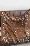 Paisley Print Square Scarf