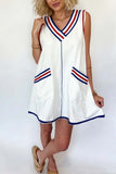 Sporty Sleeveless Casual Dress