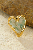 eart Shaped Stone Ring