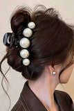 Marbled Sphere Stack Hair Claw Clip