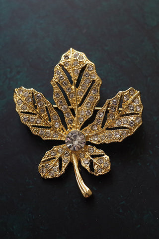 Nature-Inspired Decorative Brooch