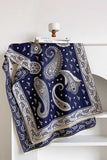 Paisley Print Fringed Scarf