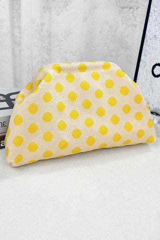 Polka Dot Soft Pouch Bag