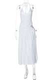 Elegant Wrap Skirt Set