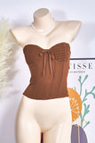 Strapless Ruched Tank Top