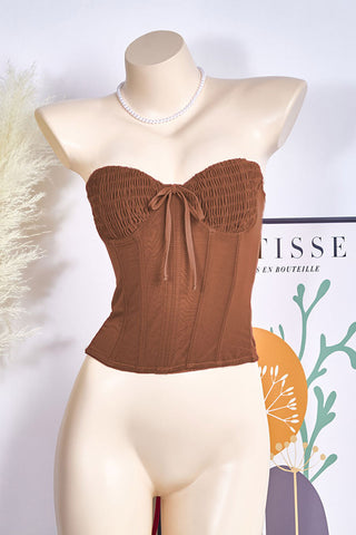 Strapless Ruched Tank Top