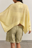 Open-Front Long Sleeve Knit Cardigan