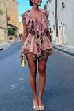 Ruffled Layered Vacation Dress