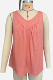 Sleeveless V-Neck Tank Top