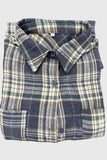 Plaid Button-Front Shirt