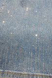 Rhinestone Wide Leg Jeans