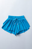Elastic-Waist Casual Shorts