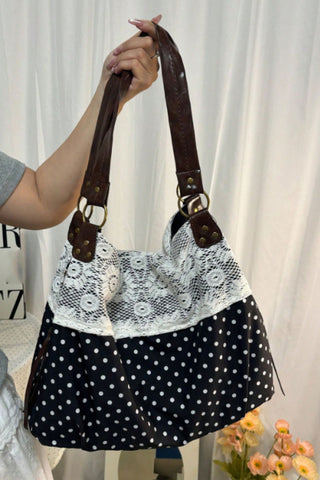 Floral Patchwork Slouchy Shoulder Bag