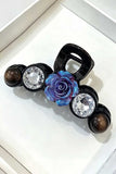 Marbled Sphere Stack Hair Claw Clip